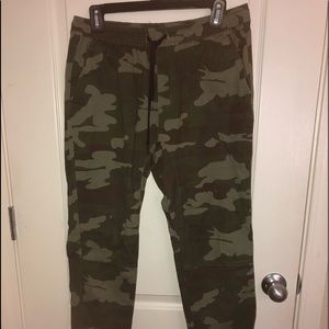 Camo Print Joggers